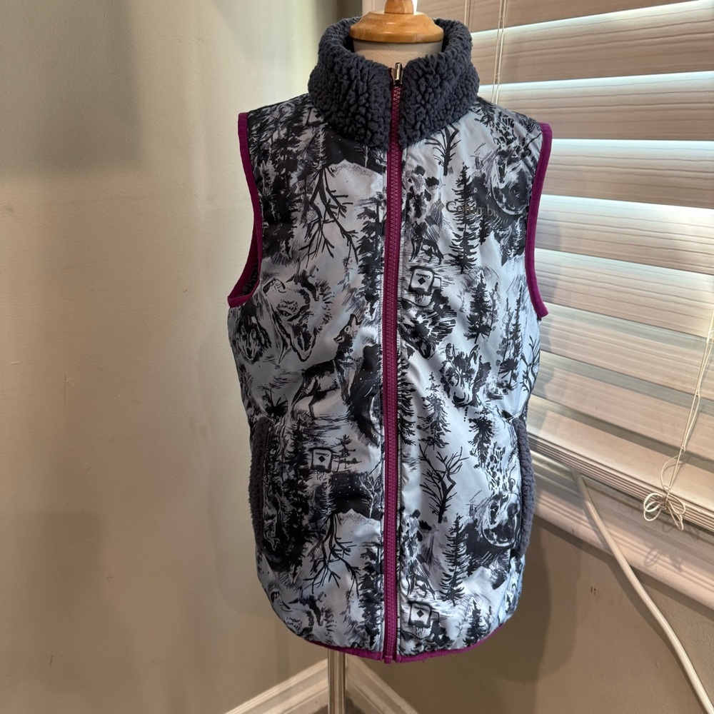 Columbia Girls Archer Ridge Reversible Vest - Picture 2 of 11